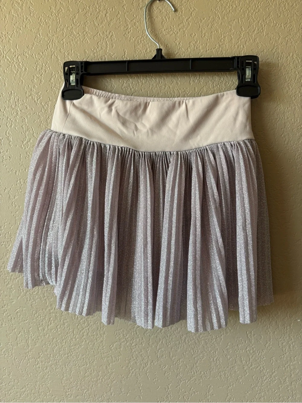 Children's Place Girls Large (10/12) Sparkly Pink Skort Stretchy athletic